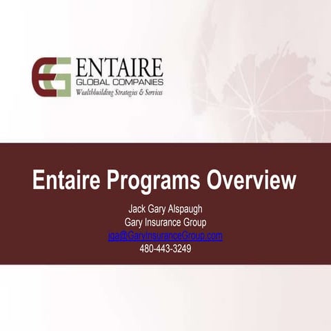 Client Presentation[1] Entaire