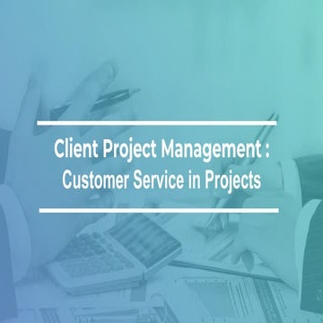 Client Management Dashboard - Client Manager | PPTX