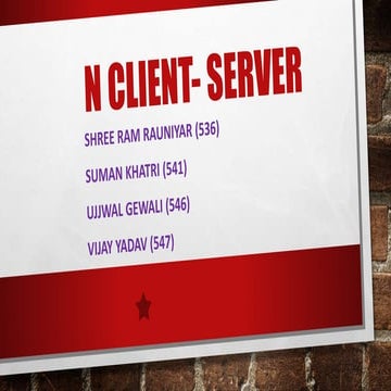 Client server