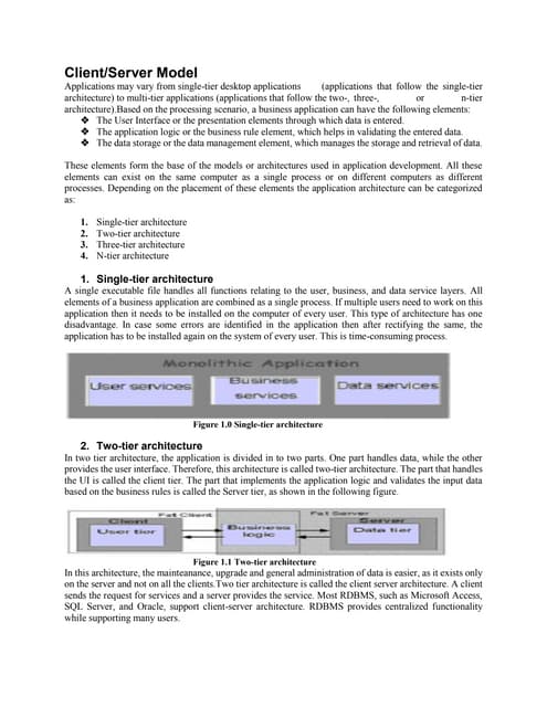 Client server architecture | PPT image.