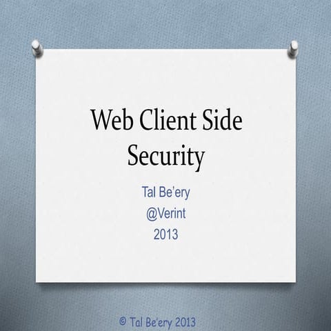 Client sidesec 2013-intro