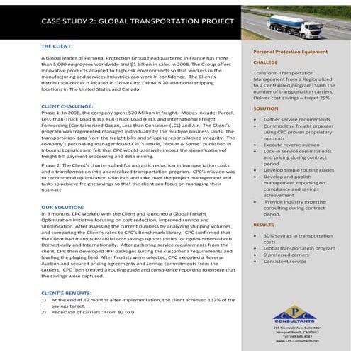 Client Success   Transportation