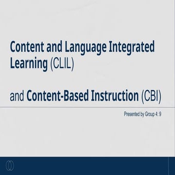 Comprehensive Guide to Content and Language Integrated Learning (CLIL ...