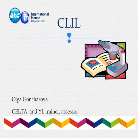 CLIL (Content and Language Integrated Learning) for juniors and teens