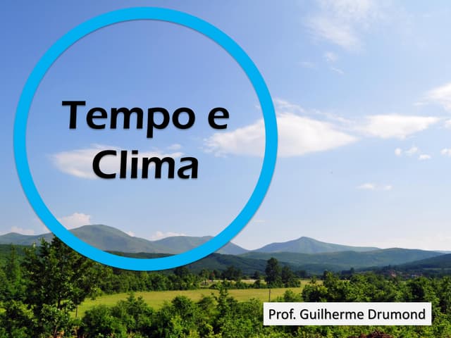 Clima e tempo