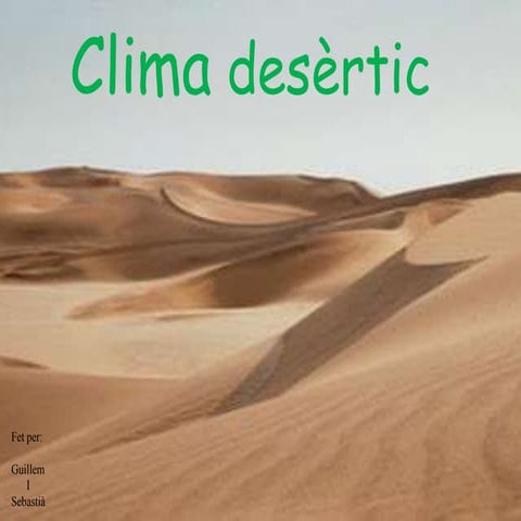 Clima desèrtic