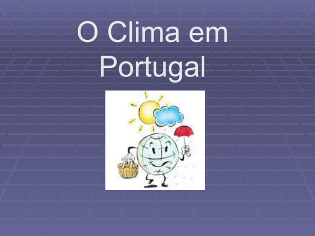 Clima Em Portugal