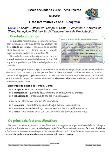 Clima factores clima