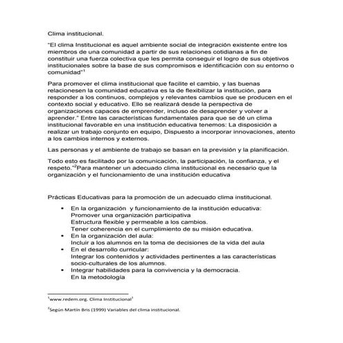 Clima institucional 2