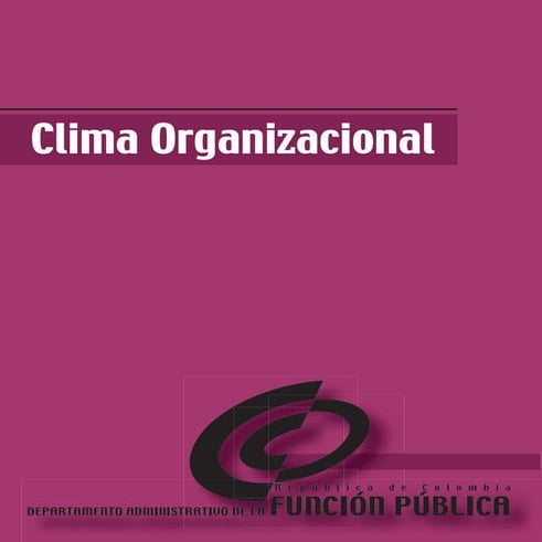 Clima Organizacional