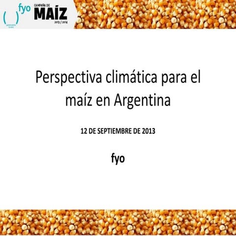 Situación climática 12.09.2013