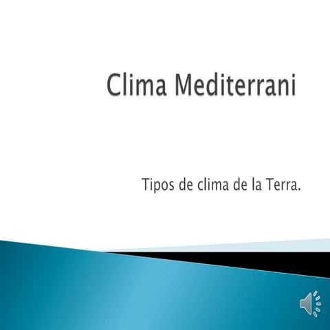 Clima mediterrani