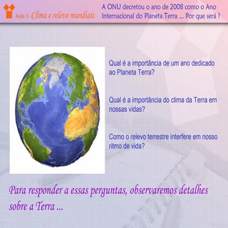 Clima  relevo_ mundiais