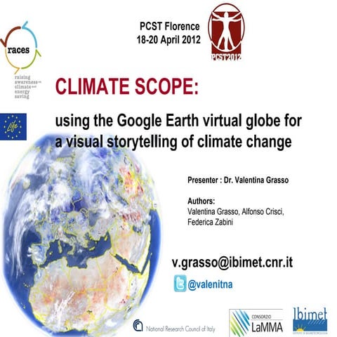 ClimateScope: a Google Earth storytelling of climate change