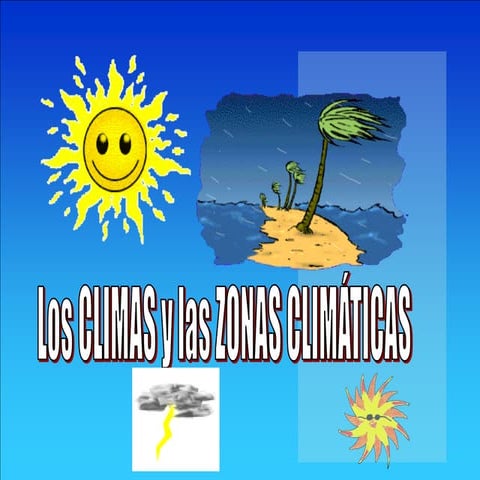 CLIMAS : ELEMENTOS -FACTORES 
