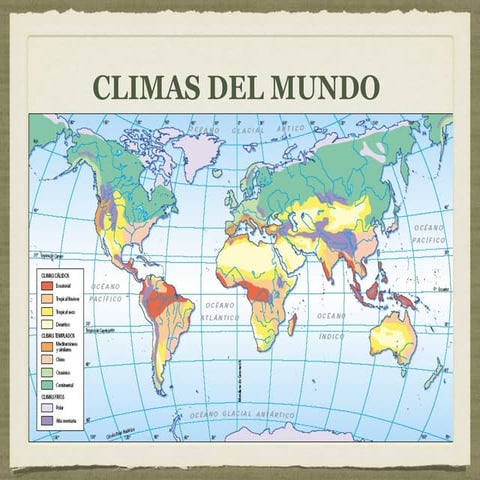 Climas y paisajes del mundoe