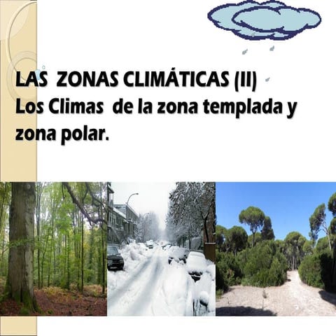 Tema 11. 1º ESO Las zonas climáticas (II) Los climas de la zona ...