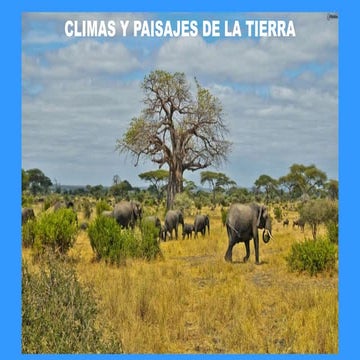 CLIMAS Y PAISAJES DE LA TIERRA 3º ESO | PPTX
