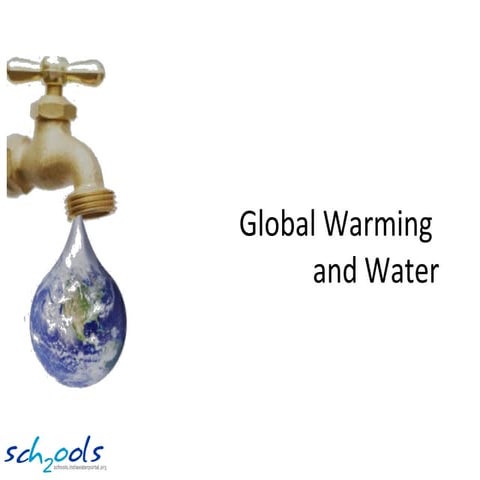 Climate change - Its impacts on Water resources