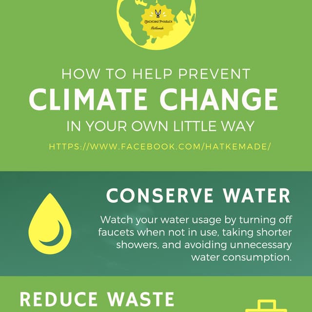 Six ways to Prevent Climate Change In Your Own Little Way