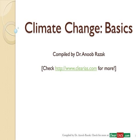 Climate Change : Basics - Byclearias.com
