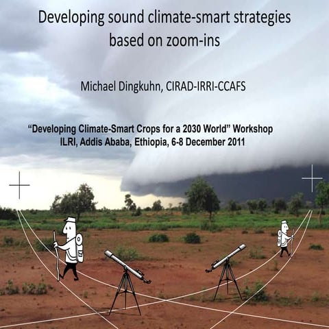 Developing sound climate-smart strategies based on zoom-ins