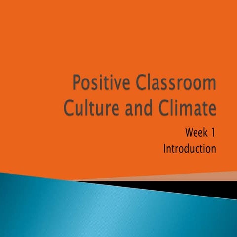 Climate and culture week 1