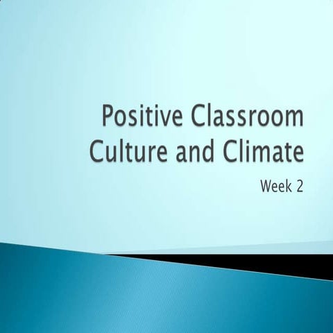 Climate and culture week 2
