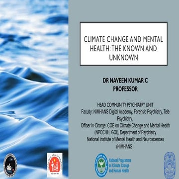 climate and mental health for young people