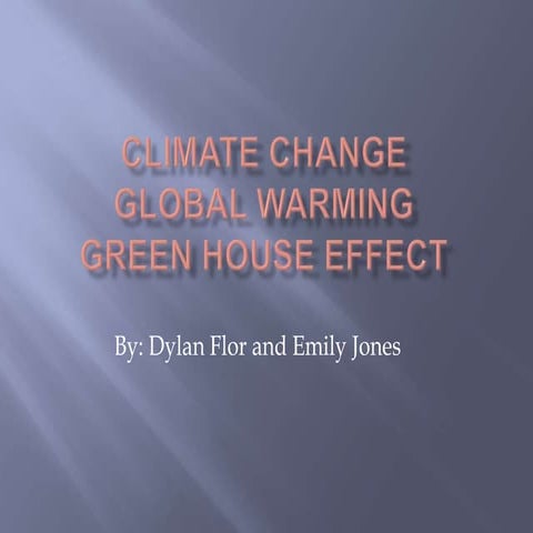 Climate change