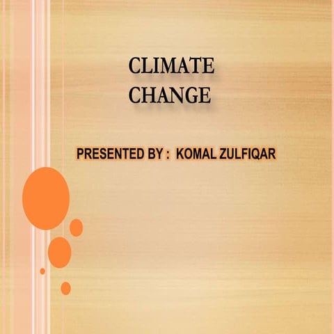 Climate change