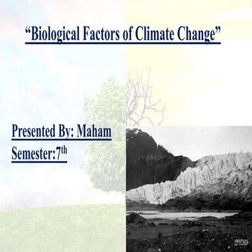 Lecture-16 Bio-103 Impact of Climate Change on Biodiversity (1).pptx