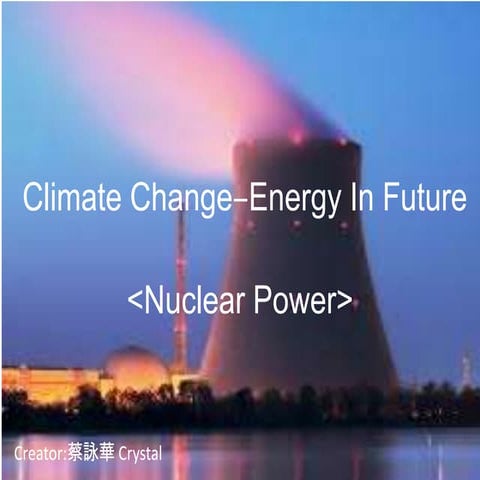 Climate change energy in future