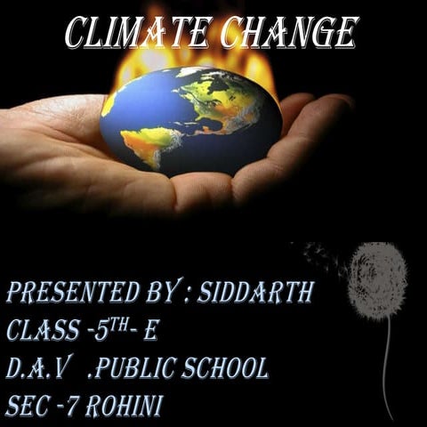 DAV PUBLIC SCHOOL - Climate change2