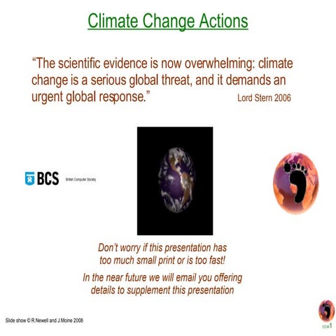 Climate Change Actions