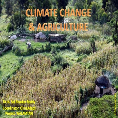 Climate change and agriculture