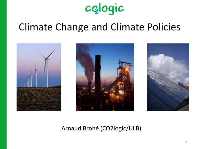 Climate change and climate policies
