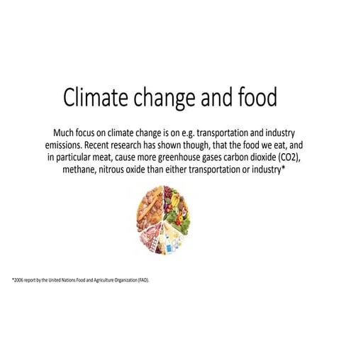 Climate change and food | PDF