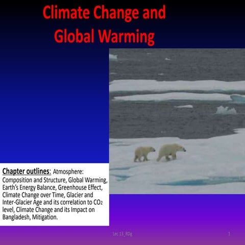 Climate change and global warming | PPTX