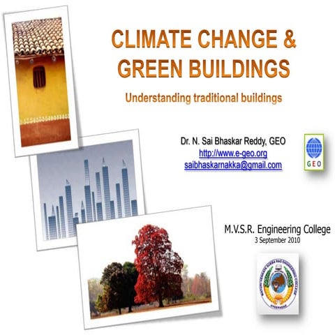 Climate change and green buildings