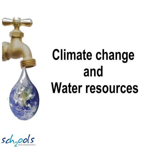 Effects of Climate change on water resources | PPT