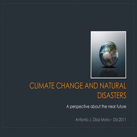 Climate change and natural disasters
