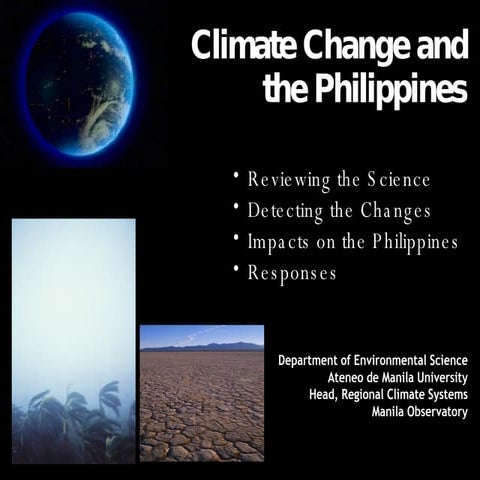 Climate Change And The Philippines