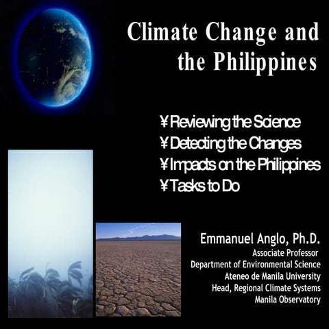 Climate Change and the Philippines