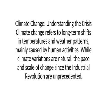 Climate Change – Causes, Effects & Solutions.pptx