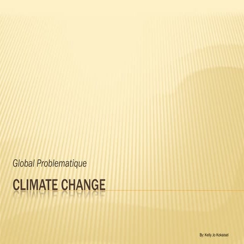 Eng seminar ppt on climate change and global warming | PDF
