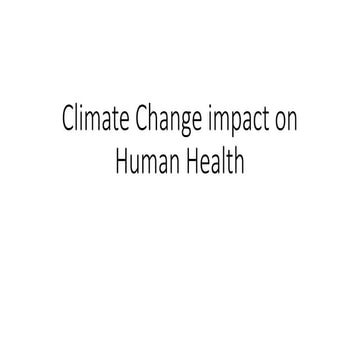 Climate Change impact on Human Health.pptx