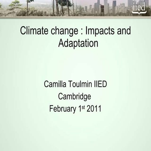 Climate change in Africa | PPT