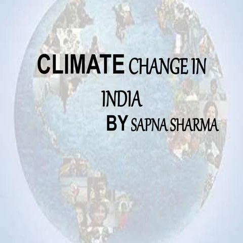 Climate change in india | PPTX