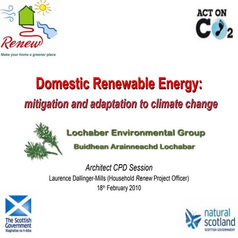 Climate Change  Mitigation &amp; Adaptation